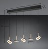 Lampa wisząca LED okrągła wielopunktowa designerska nowoczesna ściemnialna GUANO 334410565 Trio